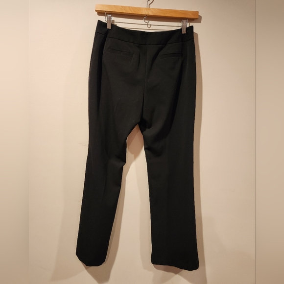 DONATING 3-31 Apt. 9 Maxwell Black Straight Leg Pants faux front & back pockets - Picture 5 of 6